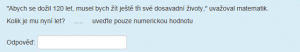 3 ukázky soutěžních úloh z matematické soutěže.