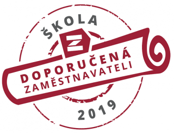 Logo - pečeť udělovaná zaměstnavateli doporučeným školám.