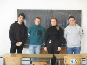 Nejúspěšnější žáci ze školního kola soutěže v ruském jazyce.