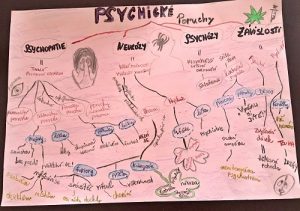 Myšlenková mapa - psychické poruchy 2.