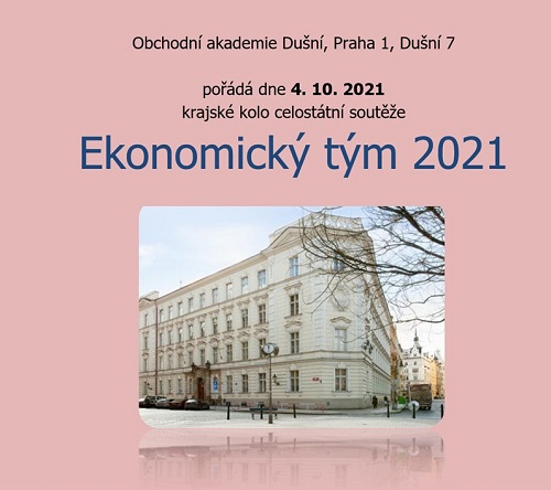 Pozvánka na soutěž Ekonomický tým 2021