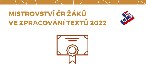 Logo soutěže ve zpracování textu na PC