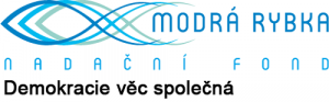 Logo nadace Modrá rybka