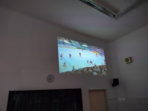 promítání ve škole