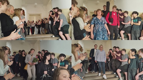 koláž z fotek poslední zvonění