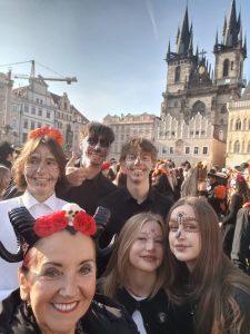 žáci na Staromáku